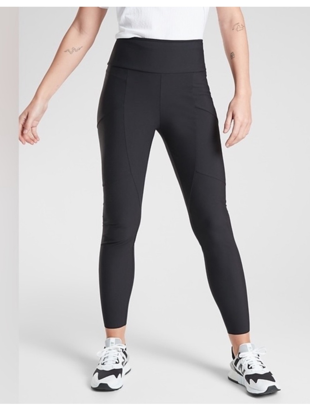 ATHLETA Stellar City Tight FITNESS LEGGINGS size 14 black